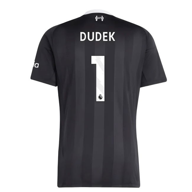 2025-2026 Liverpool Third Goalkeeper Shirt (Black) (Dudek 1)