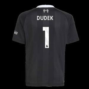 2025-2026 Liverpool Third Goalkeeper Shirt (Black) - Kids (Dudek 1)