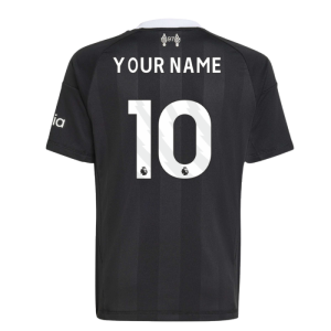 2025-2026 Liverpool Third Goalkeeper Shirt (Black) - Kids