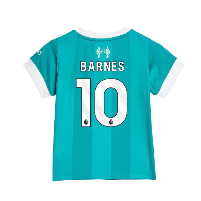 2025-2026 Liverpool Third Mini Kit (Barnes 10)