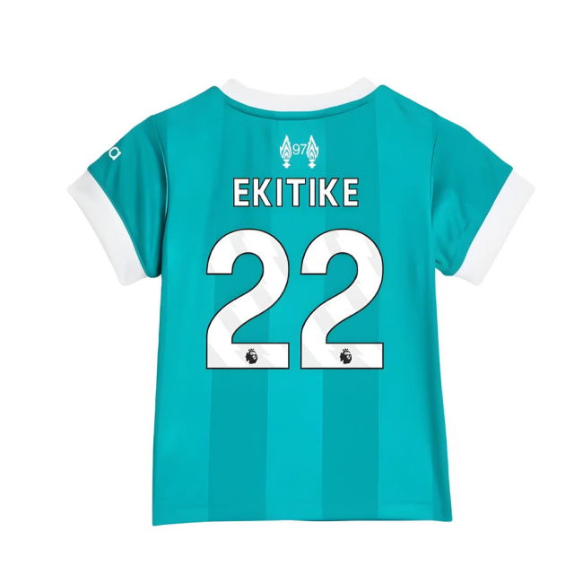 2025-2026 Liverpool Third Mini Kit (Ekitike 22)