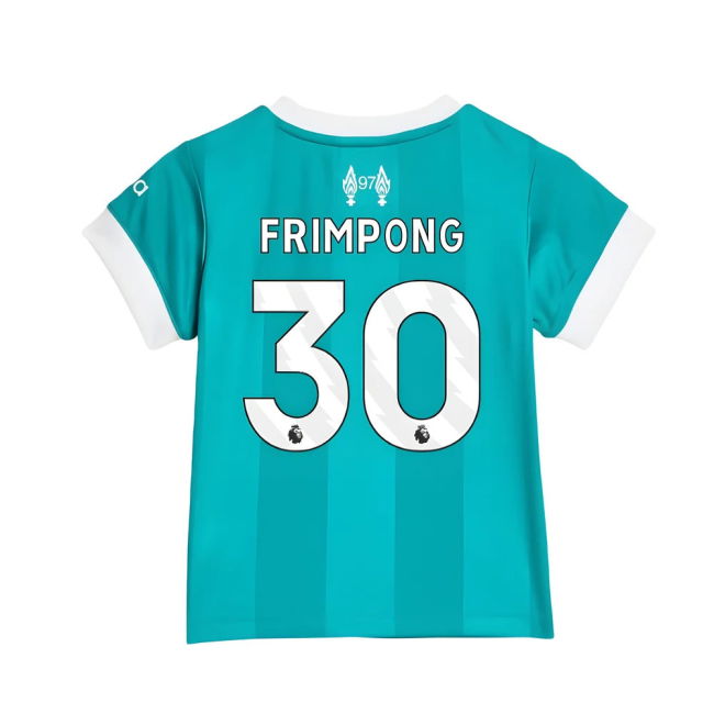 2025-2026 Liverpool Third Mini Kit (Frimpong 30)