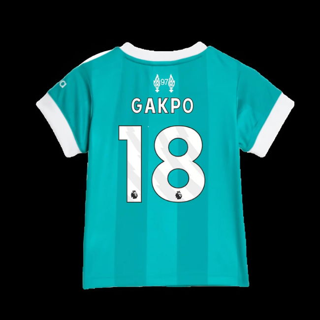 2025-2026 Liverpool Third Mini Kit (Gakpo 18)