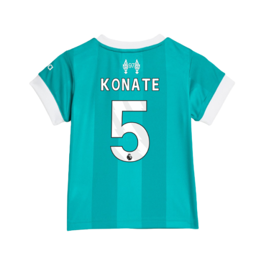 2025-2026 Liverpool Third Mini Kit (Konate 5)