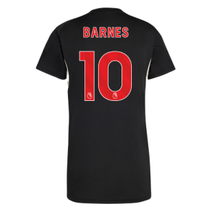 2025-2026 Liverpool Training Jersey (Black) - Womens (Barnes 10)