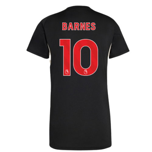 2025-2026 Liverpool Training Jersey (Black) - Womens (Barnes 10)
