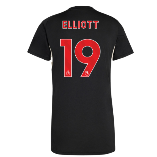 2025-2026 Liverpool Training Jersey (Black) - Womens (Elliott 19)