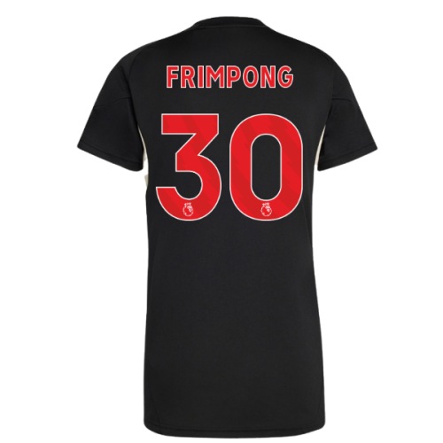2025-2026 Liverpool Training Jersey (Black) - Womens (Frimpong 30)