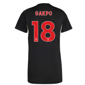 2025-2026 Liverpool Training Jersey (Black) - Womens (Gakpo 18)