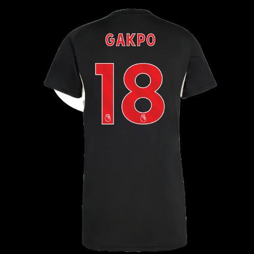 2025-2026 Liverpool Training Jersey (Black) - Womens (Gakpo 18)