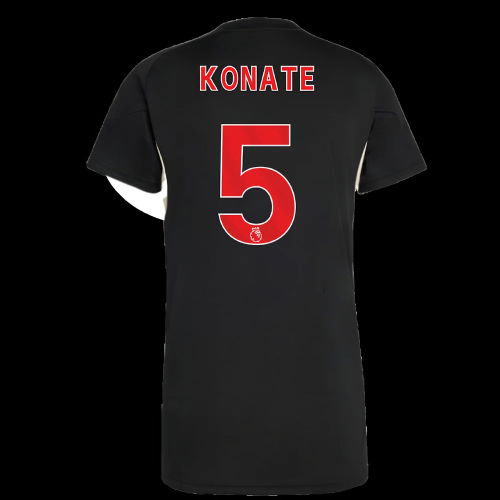 2025-2026 Liverpool Training Jersey (Black) - Womens (Konate 5)