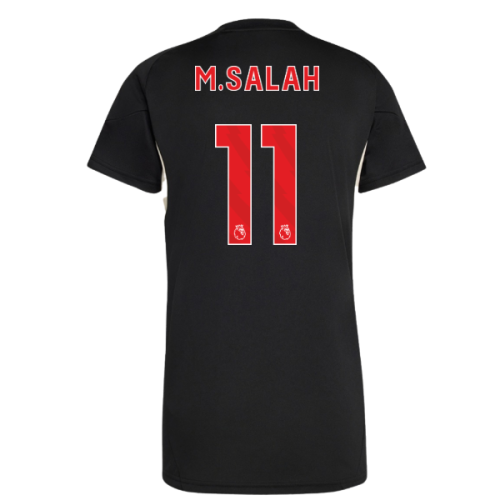 2025-2026 Liverpool Training Jersey (Black) - Womens (M.Salah 11)
