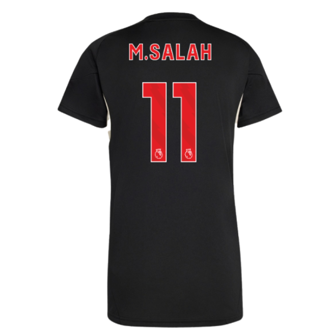 2025-2026 Liverpool Training Jersey (Black) - Womens (M.Salah 11)