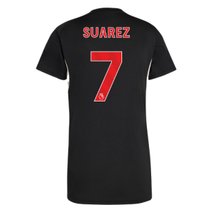 2025-2026 Liverpool Training Jersey (Black) - Womens (Suarez 7)