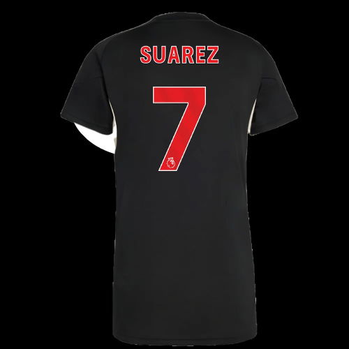 2025-2026 Liverpool Training Jersey (Black) - Womens (Suarez 7)