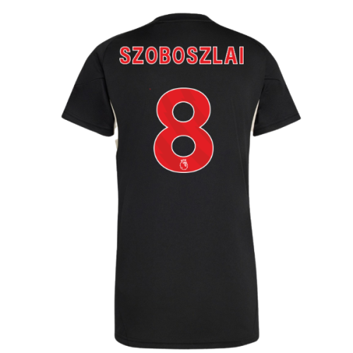 2025-2026 Liverpool Training Jersey (Black) - Womens (Szoboszlai 8)