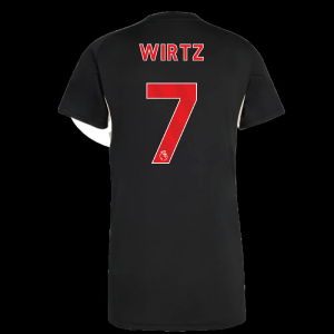 2025-2026 Liverpool Training Jersey (Black) - Womens (Wirtz 7)