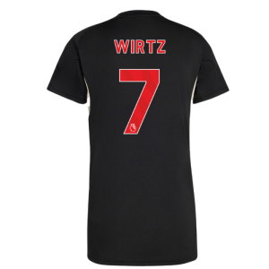 2025-2026 Liverpool Training Jersey (Black) - Womens (Wirtz 7)