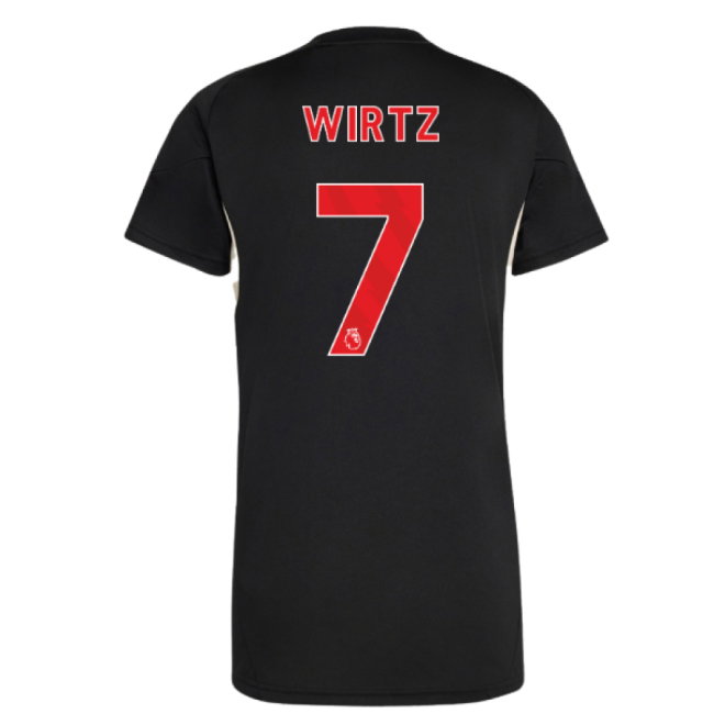 2025-2026 Liverpool Training Jersey (Black) - Womens (Wirtz 7)