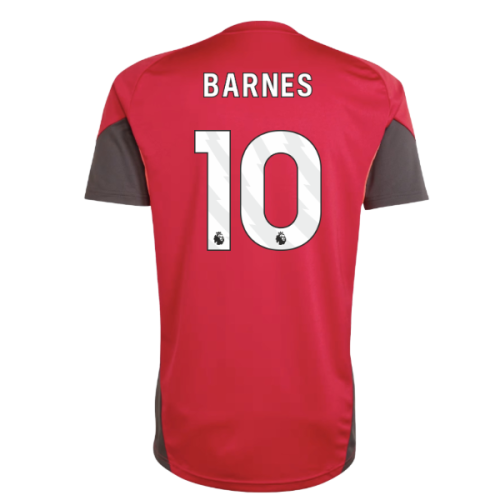 2025-2026 Liverpool Training Jersey (Strawberry Red) (Barnes 10)