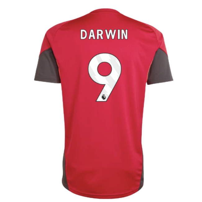 2025-2026 Liverpool Training Jersey (Strawberry Red) (Darwin 9)