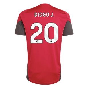 2025-2026 Liverpool Training Jersey (Strawberry Red) (Diogo J. 20)