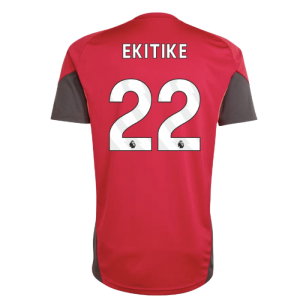 2025-2026 Liverpool Training Jersey (Strawberry Red) (Ekitike 22)
