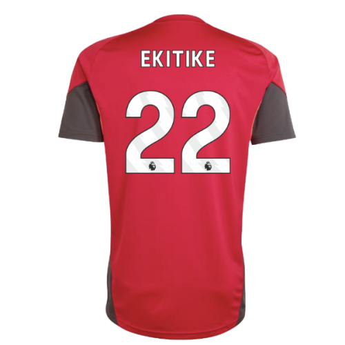 2025-2026 Liverpool Training Jersey (Strawberry Red) (Ekitike 22)