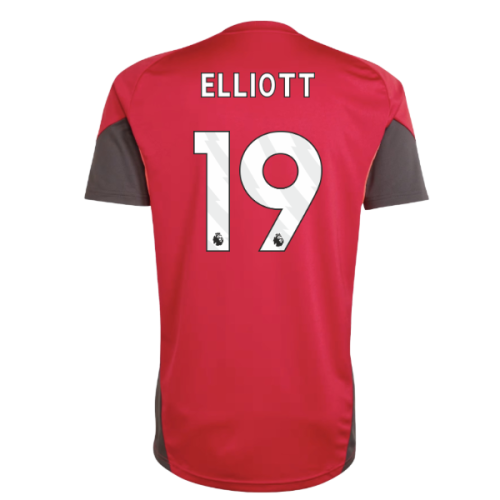 2025-2026 Liverpool Training Jersey (Strawberry Red) (Elliott 19)