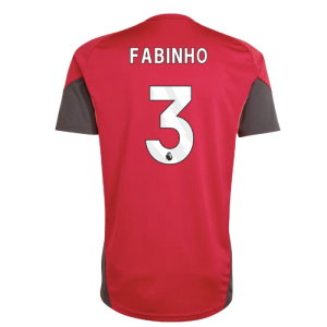 2025-2026 Liverpool Training Jersey (Strawberry Red) (Fabinho 3)