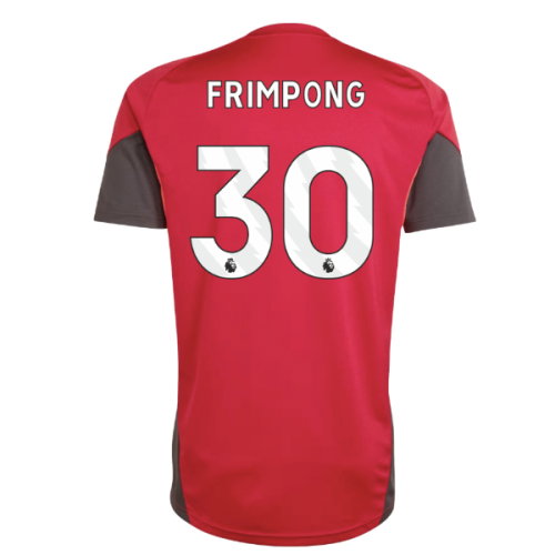 2025-2026 Liverpool Training Jersey (Strawberry Red) (Frimpong 30)