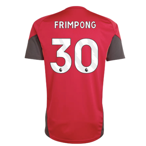 2025-2026 Liverpool Training Jersey (Strawberry Red) (Frimpong 30)