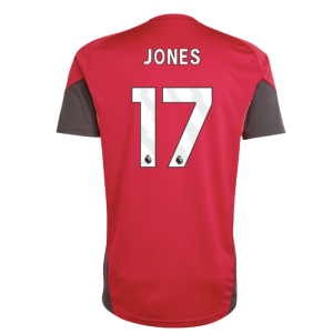 2025-2026 Liverpool Training Jersey (Strawberry Red) (Jones 17)