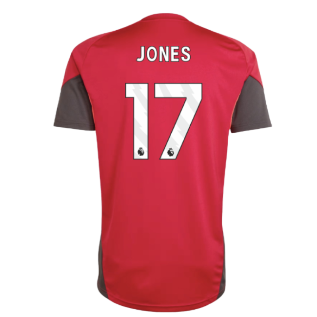 2025-2026 Liverpool Training Jersey (Strawberry Red) (Jones 17)