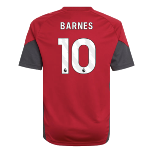 2025-2026 Liverpool Training Jersey (Strawberry Red) - Kids (Barnes 10)