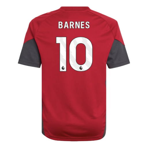 2025-2026 Liverpool Training Jersey (Strawberry Red) - Kids (Barnes 10)