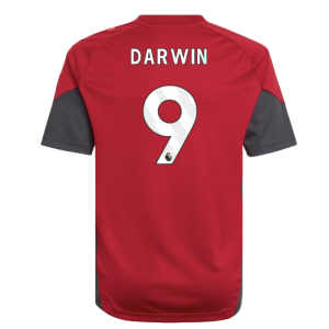 2025-2026 Liverpool Training Jersey (Strawberry Red) - Kids (Darwin 9)