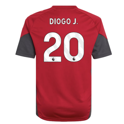 2025-2026 Liverpool Training Jersey (Strawberry Red) - Kids (Diogo J. 20)