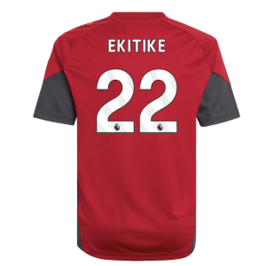 2025-2026 Liverpool Training Jersey (Strawberry Red) - Kids (Ekitike 22)