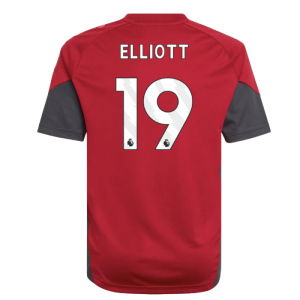 2025-2026 Liverpool Training Jersey (Strawberry Red) - Kids (Elliott 19)