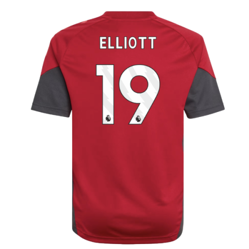 2025-2026 Liverpool Training Jersey (Strawberry Red) - Kids (Elliott 19)
