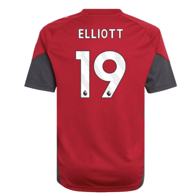 2025-2026 Liverpool Training Jersey (Strawberry Red) - Kids (Elliott 19)