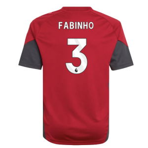 2025-2026 Liverpool Training Jersey (Strawberry Red) - Kids (Fabinho 3)