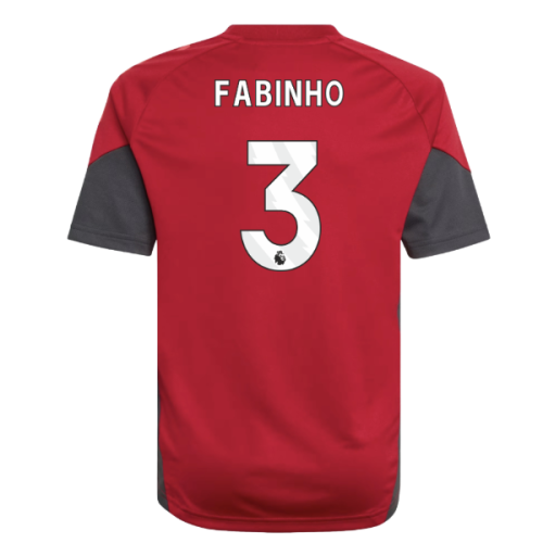 2025-2026 Liverpool Training Jersey (Strawberry Red) - Kids (Fabinho 3)