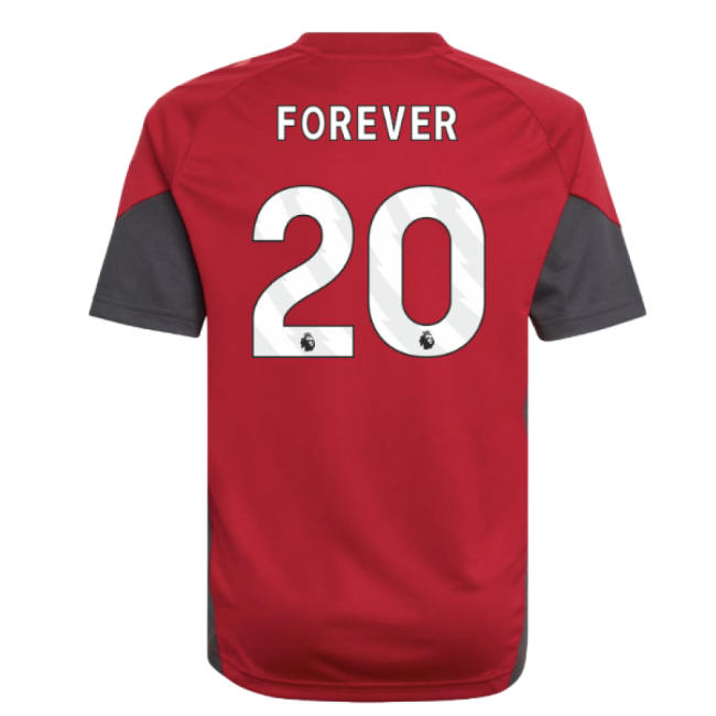 2025-2026 Liverpool Training Jersey (Strawberry Red) - Kids (Forever 20)