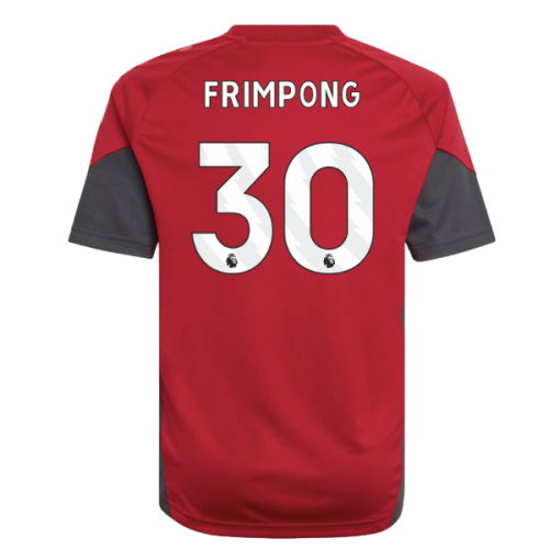 2025-2026 Liverpool Training Jersey (Strawberry Red) - Kids (Frimpong 30)
