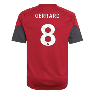 2025-2026 Liverpool Training Jersey (Strawberry Red) - Kids (Gerrard 8)