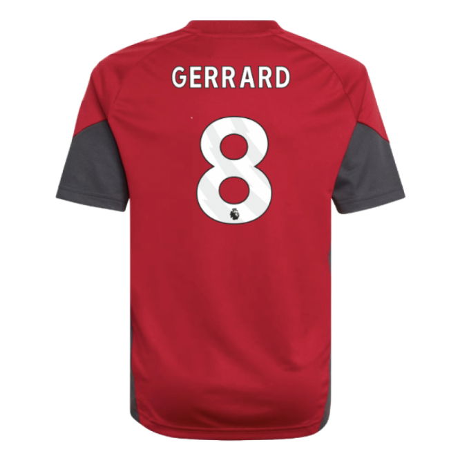 2025-2026 Liverpool Training Jersey (Strawberry Red) - Kids (Gerrard 8)