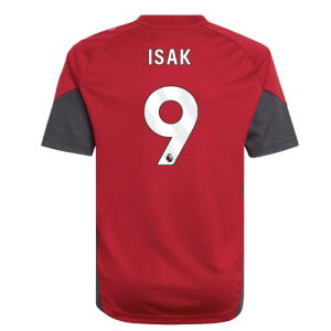 2025-2026 Liverpool Training Jersey (Strawberry Red) - Kids (Isak 9)