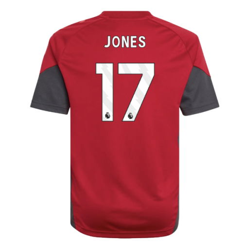 2025-2026 Liverpool Training Jersey (Strawberry Red) - Kids (Jones 17)